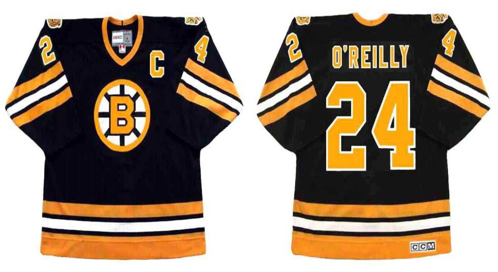 2019 Men Boston Bruins #24 Oreilly Black CCM NHL jerseys1